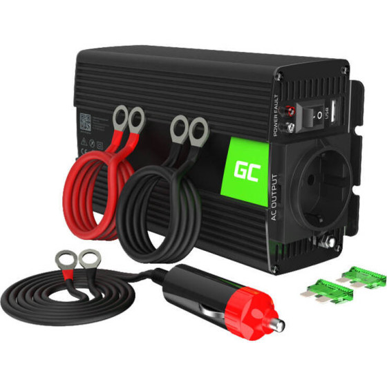 Green Cell Voltage Converter Inwerter 12V / 230V 500W/1000W (Pure Sine wave) - (INV16)