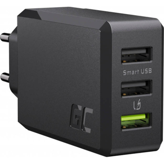 Green Cell Wireless Charger Gc Chargesource 3 3xUsb 30W With Ultra Charge And Smart Charge - (CHARGC03)