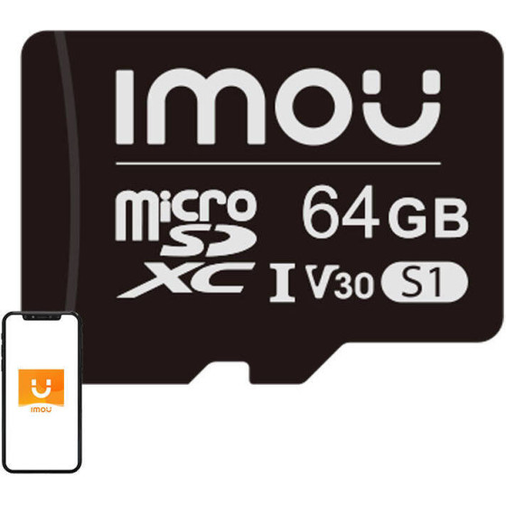 IMOU ����� ������ Microsd (UHS-I, SDXC, 10/U3/V30, 95/38) 64GB - (ST2-64-S1)