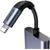 Joyroom 2-in-1 Audio Adapter Lightning To Double Lightning (black) - (SY-L02)