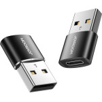 Joyroom Adapter Usb male-Female Type-C (2 pieces) (black) - (S-H152)