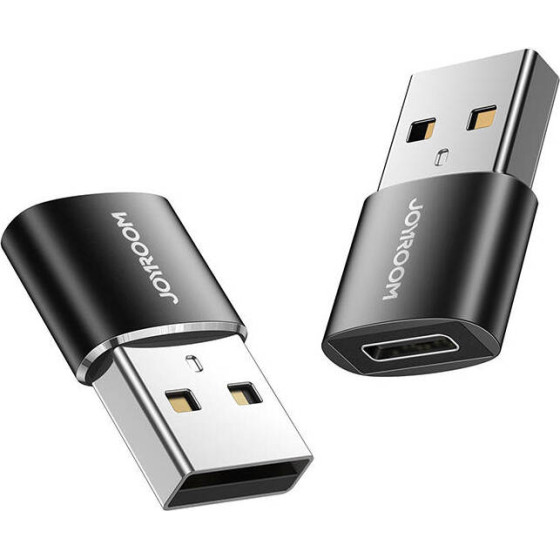 Joyroom Adapter Usb male-Female Type-C (2 pieces) (black) - (S-H152)