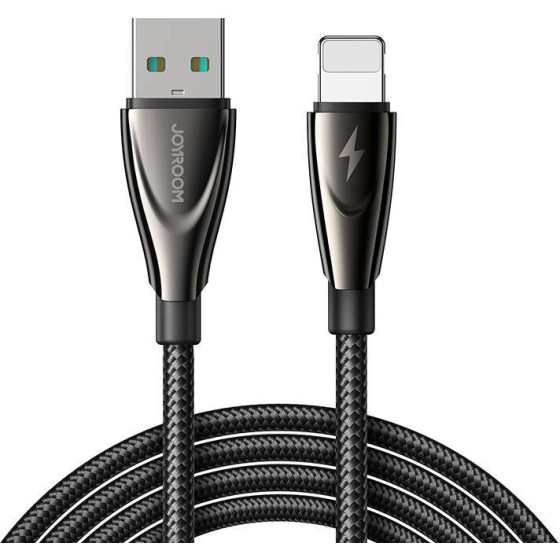 Joyroom Cable Pioneer 3A Usb To Lightning SA31-AL3 / 3A / 1,2m (black) - (SA31-AL3 1.2m-Black)