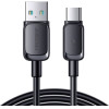 Joyroom Cable S-AC027A14 Usb To Usb C / 3A/ 1,2m (black) - (S-AC027A14 1.2m-Bl)
