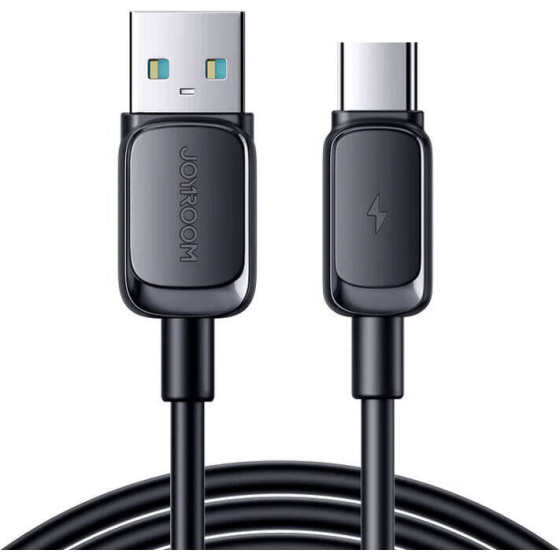 Joyroom Cable S-AC027A14 Usb To Usb C / 3A/ 1,2m (black) - (S-AC027A14 1.2m-Bl)