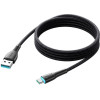Joyroom Cable SA32-AC3 Starry Usb To USB-C, 3A, 1m Black - (SA32-AC3 1m Bl)