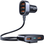 Joyroom Car Charger 5-Port Usb (black) - (JR-CL03)