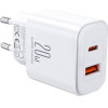 Joyroom Charger Flash JR-TCF05, (EU) 20W A+C (white) - (JR-TCF05 White)
