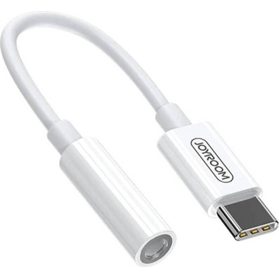 Joyroom Digital Audio Adapter To USB-C 3.5mm SH-C1 (white) - (SH-C1 White)