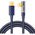 Joyroom ������� ���� USB-C Lightning Angle 20W 1.2m S-CL020A6 (����) - (S-CL020A6 1.2m Blue)