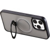 Joyroom JR-BP004 Magnetic Protective Case With Holder For Iphone 15 (Black) - (JR-BP004 Ip 15 Black)