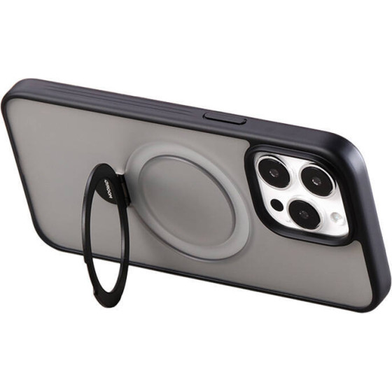 Joyroom JR-BP004 Magnetic Protective Case With Holder For Iphone 15 (Black) - (JR-BP004 Ip 15 Black)