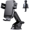 Joyroom JR-ZS219 Car Holders Set With Qi Inductive Charger (Black) - (JR-ZS219 new)