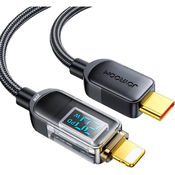Joyroom Kabel Do USB-C Lightning 20W 1.2m (czarny) - (S-CL020A4)