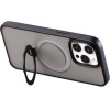 Joyroom Magnetic Protective Phone Case With Holder JR-BP004 For Iphone 15 Pro (black) - (JR-BP004 Ip 15 Pro B)
