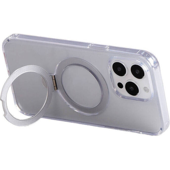 Joyroom Magnetic Protective Phone Case With Holder JR-BP004 For Iphone 15 Pro Max (transparent) - (JR-BP004 Ip 15 Pro M)