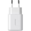 Joyroom Power Charger JR-TCF20 With C-C Cable 20W 1m (white) - (JR-TCF20b)