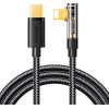 Joyroom S-C Lightning Angle 20W 1.2m Usb To USB-C Lightning Cable S-CL020A6 (black) - (S-CL020A6 1.2m Black)