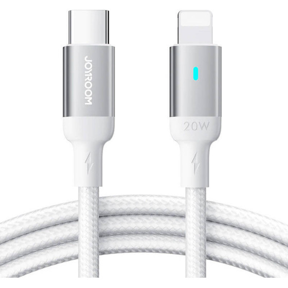 Joyroom S-CL020A10 (white) Usb Lightning Type C 20W 1.2m Cable - (S-CL020A10 1.2m LW)