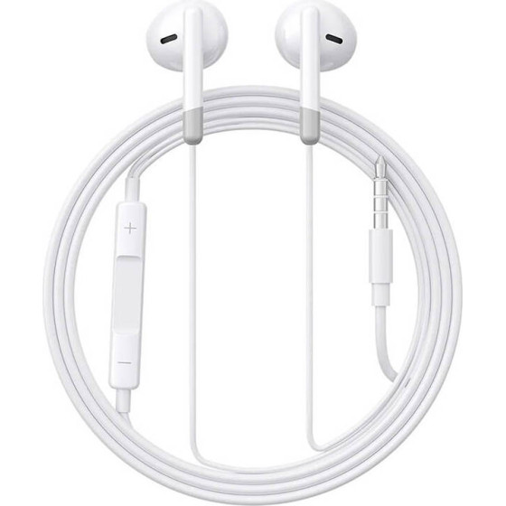 Joyroom Wired Earphones Half In Ear (White) - (JR-EW01)