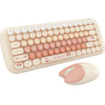 MOFII Candy New 2.4G Wireless Keyboard + Mouse Set (Orange) - (Candy New SMK632M3AO)