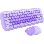 MOFII Candy New 2.4G Wireless Keyboard + Mouse Set (Purple) - (Candy New SMK-632M3A)