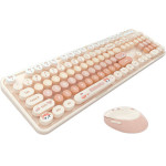 MOFII Sweet New 2.4G Wireless Keyboard + Mouse Set (Orange) - (New SMK-623387AG O)