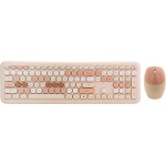MOFII Wireless Keyboard + Mouse Set 666 2.4G (beige) - (SMK-666395AG Beige)