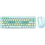 MOFII Wireless Keyboard + Mouse Set Bean 2.4G (Green) - (SMK-676367AG Green)