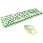 MOFII Wireless Keyboard + Mouse Set Sweet 2.4G (green) - (SMK-623387AG Green)