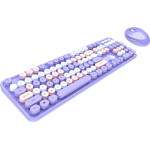 MOFII Wireless Keyboard+Mouse Sweet Purple - (Sweet SMK-623387AG P)