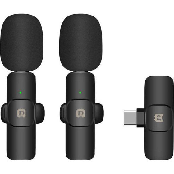 Puluz �������� ��������� Lavalier Type-C, 2��� (�����) - (PU3151B)