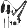 Puluz Condenser Microphone Studio Broadcast - (PU612B)