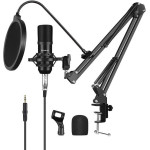 Puluz Condenser Microphone Studio Broadcast - (PU612B)