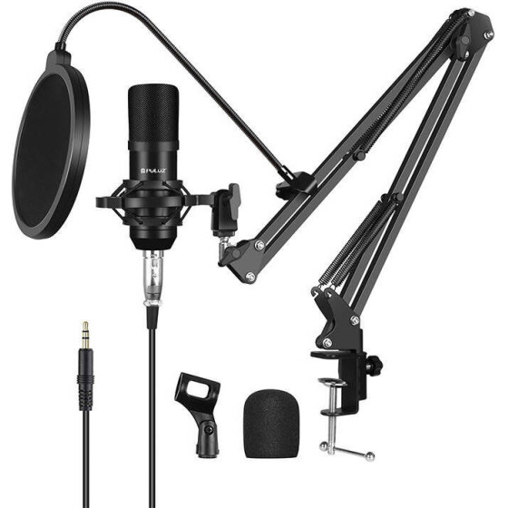 Puluz Condenser Microphone Studio Broadcast - (PU612B)