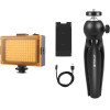 Puluz Live Broadcast Kit Tripod Mount + Led Lamp + Phone Clamp - (PKT3131B)