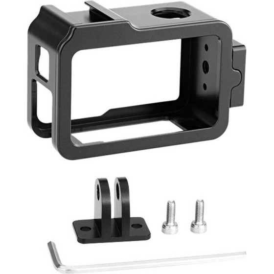 Puluz Metal Cage With Cold Shoe For Dji Osmo Action 4/3 - (PU928B)