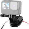 Puluz Motorcycle Windshield Mount Clip For Action Cameras (Black) - (PU942B)