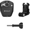 Puluz Motorcycle Windshield Mount Clip For Action Cameras (Black) - (PU942B)
