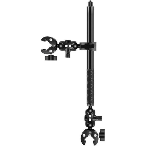 Puluz Motorcycle/Bicycle Mount With a Single Clamp And Selfie Stick 150 Cm - (PU496B)