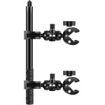 Puluz Motorcycle/Bicycle Mount With Two Clamps And Selfie Stick 150 Cm - (PU495B)