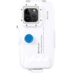 Puluz Plastic Waterproof Phone Case For Iphone 14 Plus/Pro Max/13 Pro Max/12 Pro Max/11 Pro Max (white) - (PU9116W)
