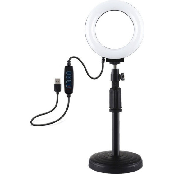 Puluz Ring Led Lamp With Adjustable Base - (PU391)