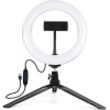Puluz Tripod Mount With 20cm Led Ring Vlogging - (PKT3073B)
