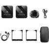 Puluz Wireless Lavalier Microphone 2 Tx + 1 Rx - (PU3154B)