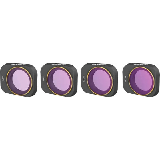 Sunnylife Set Of 4 Filters Nd 4/8/16/32 For Dji Mini 3 Pro - (MM3-FI417)