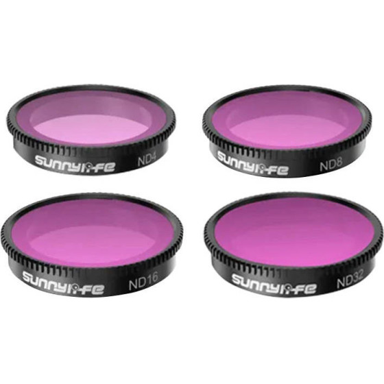 Sunnylife Set Of Filters ND4, ND8, ND16, ND32 For Insta360 Go 3/2 - (IST-FI9315)