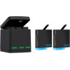Telesin 3-Slot Charger Box For Gopro Hero 8 + 2 Batteries - (GP-BNC-801)