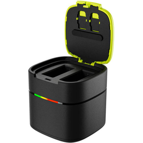 Telesin Box dual-Channel Charger For Gopro Hero 12/ 11 / 10 / 9 (Fast charging) - (FCC-001)