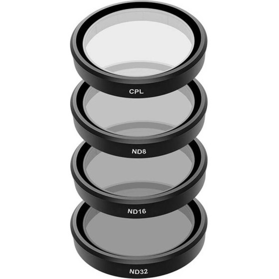 Telesin Filter Set CPL/ND8/ND16/ND32 For Dji Action 3 / 4 - (OA-FLT-005)